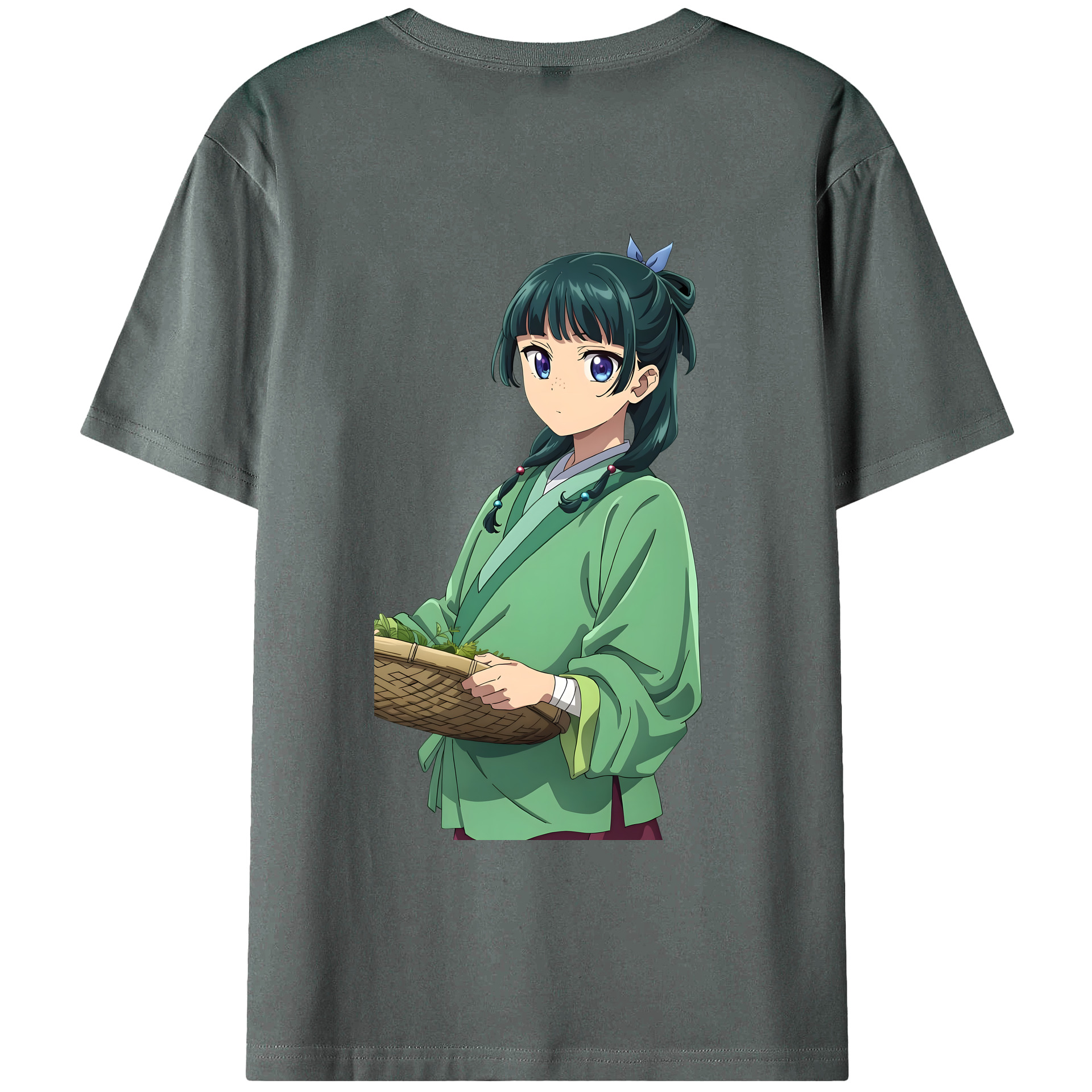 （画像用）  綿100％ メンズ半袖Tシャツ（バックプリント） 通気性